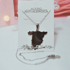 Colgante mapa de España en Ribeira