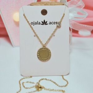 Colgante medallón circular en Ribeira